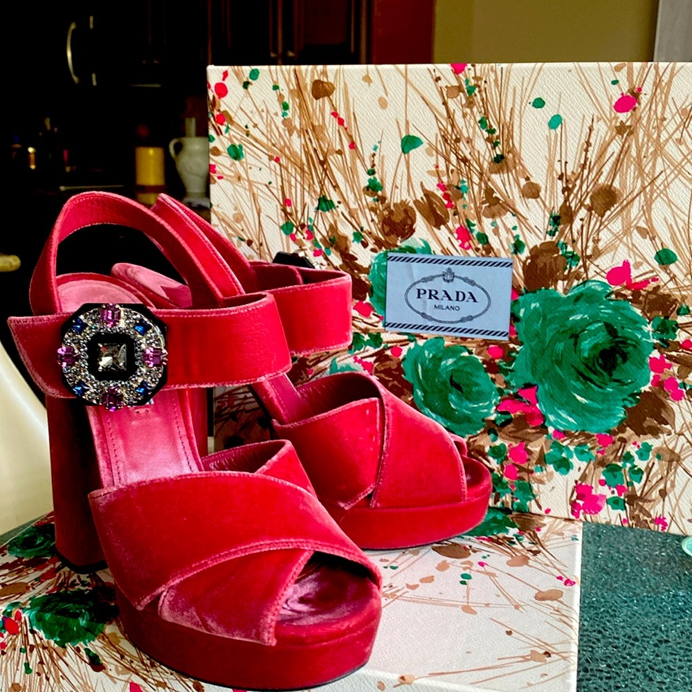 Prada shoes in original box